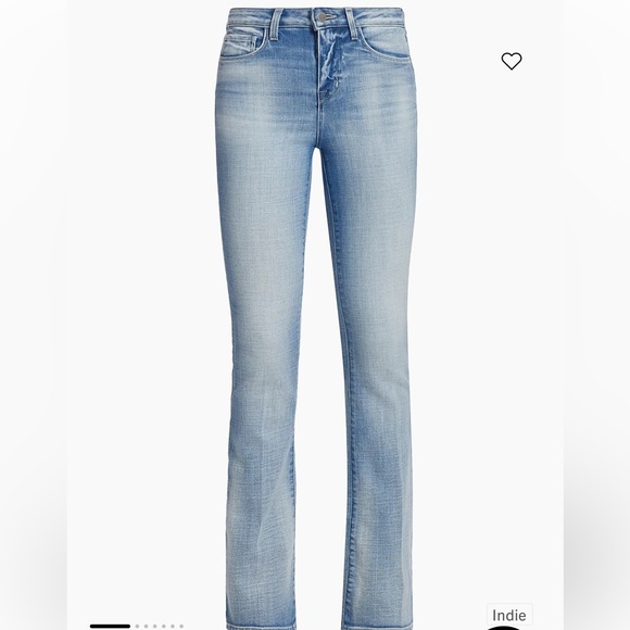 L’Agence high waisted baby bootcut light wash jeans - Picture 4 of 12